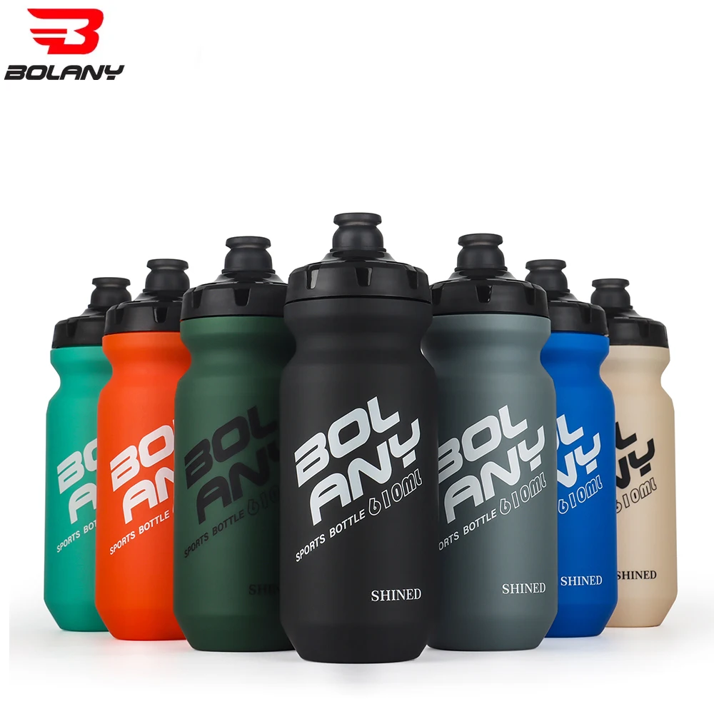 

BOLANY 610ML PP Bicycle Water Bottle Squeeze Out Water Leak-Proof Cycling Outdoor Sports Water Bottle Fitness Plastic Water Cup