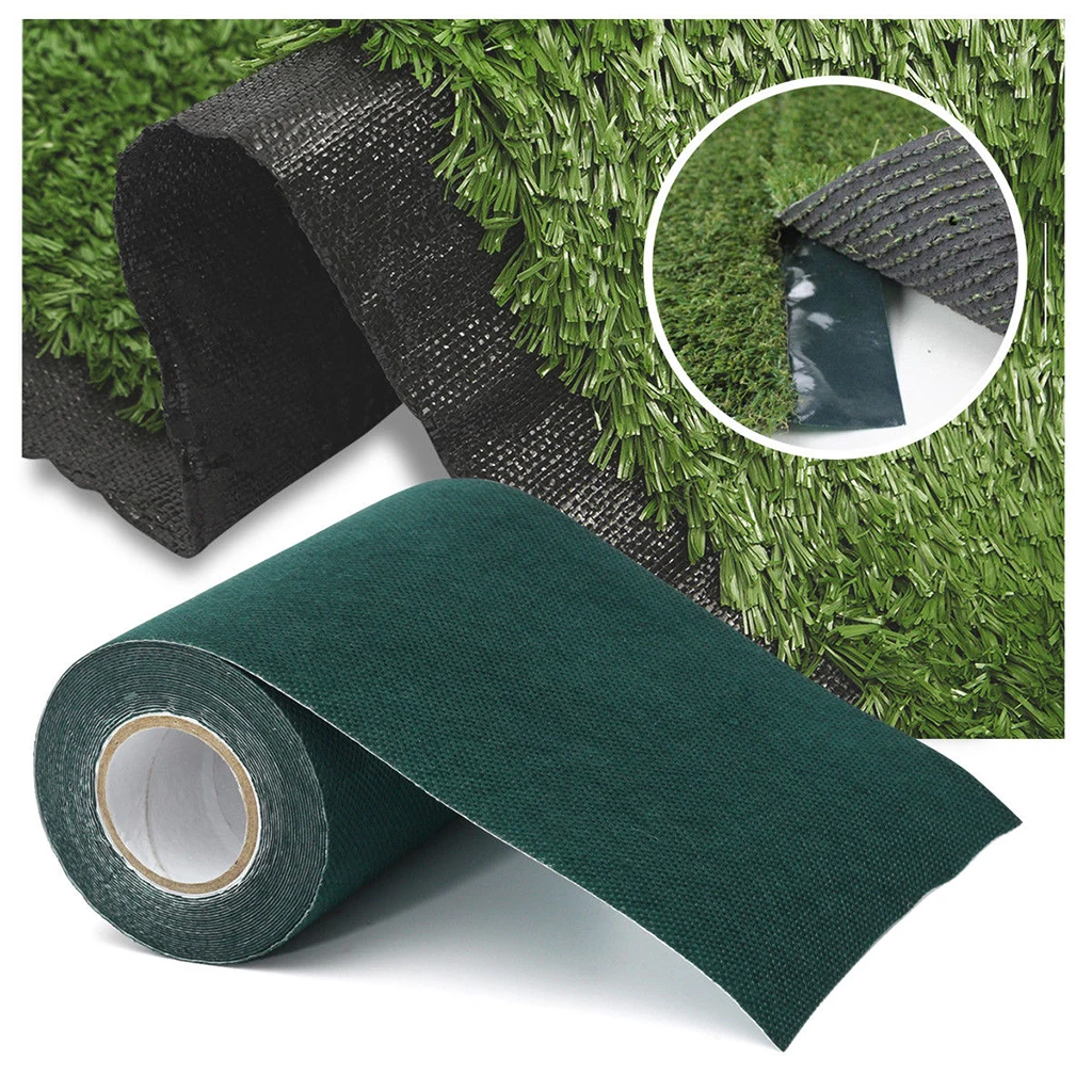 

Artificial Grass Seaming Tape Self-Adhesive Tape - 15cm x 10m, Green