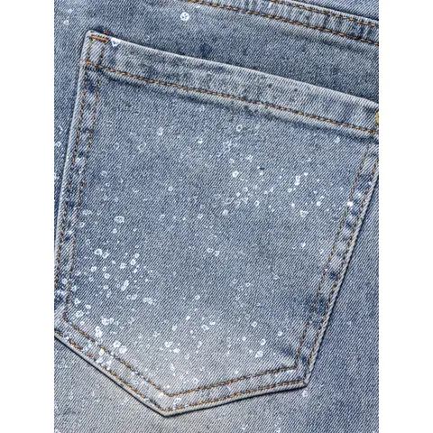 Fashionable light luxury jeans for men in summer, slim fit with small feet, 2025 new men's clothing, elastic pants