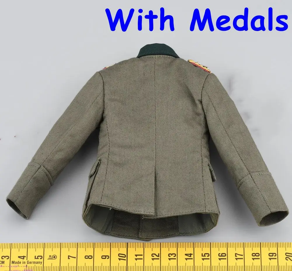 1/6th DID GM652 żołnierz generał mężczyzna figurka wojskowa sukienka, mundurek medale spodnie akcesoria do paska dla 12 "element sceny