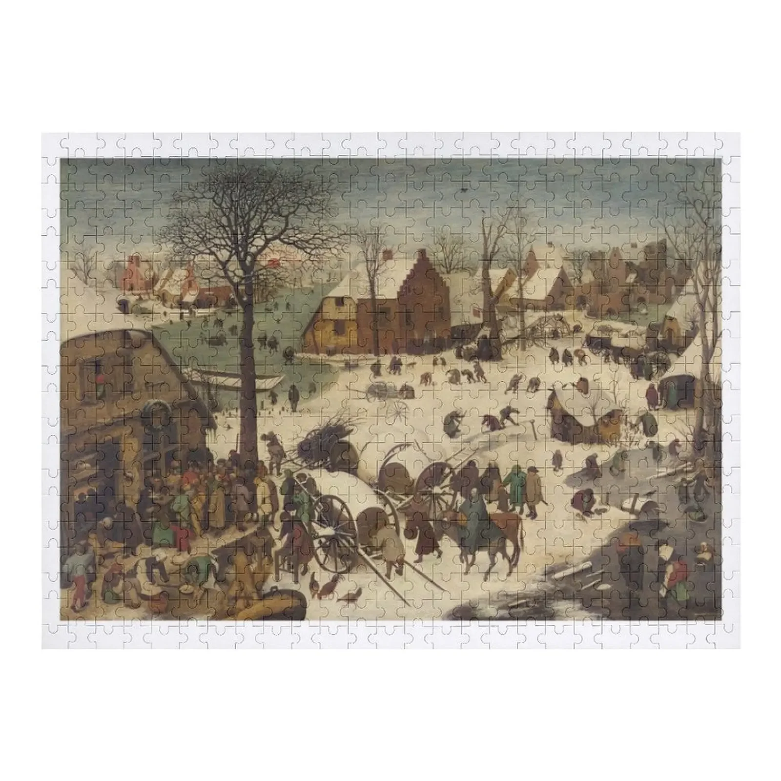 

Питер Брюгеля Старший - нумерация на Бетлеем Пазл Персонализированное деревянное имя Персонализированные идеи подарков Пазл