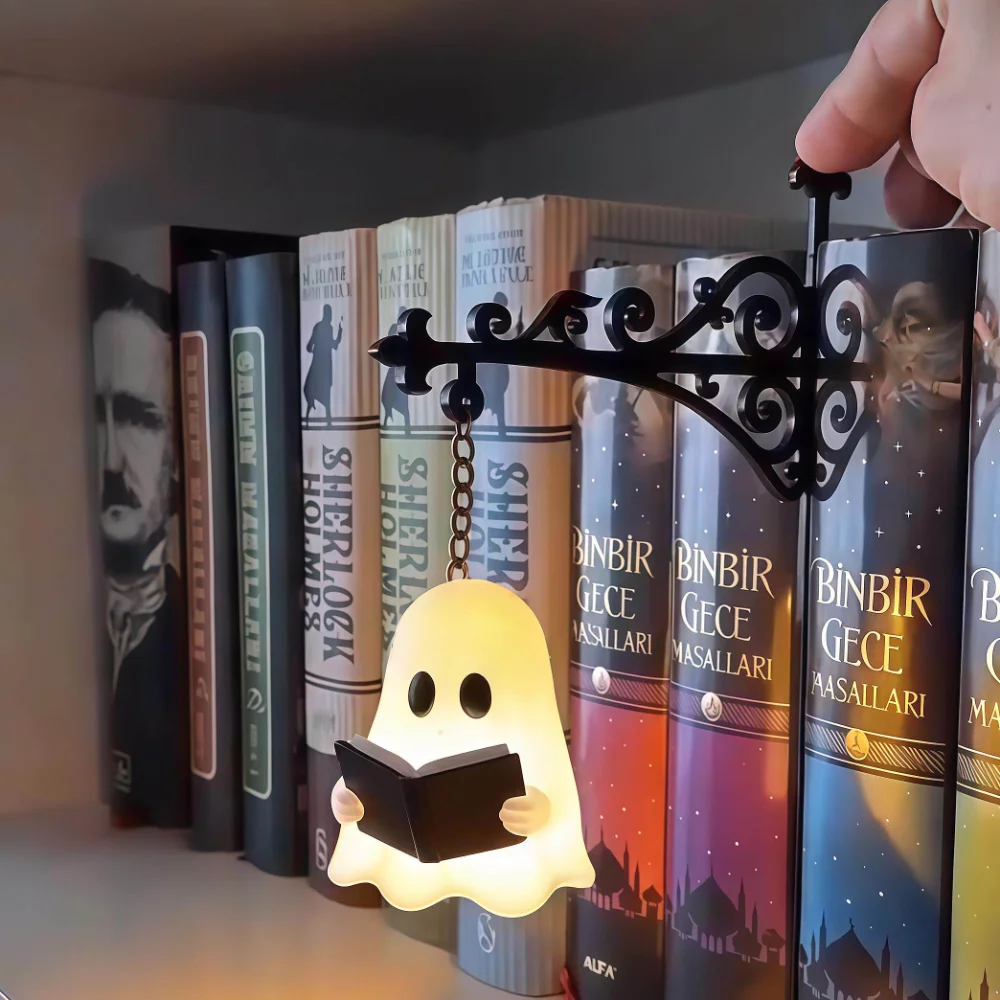 Cute Reading Ghost Led Night L - огляд і ціна Diy Halloween Electronics