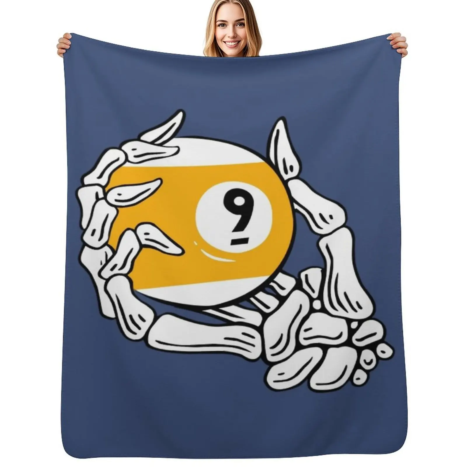 

9 ball billiards pool \t Throw Blanket Men's Soft Warm Throw Blanket for Couch