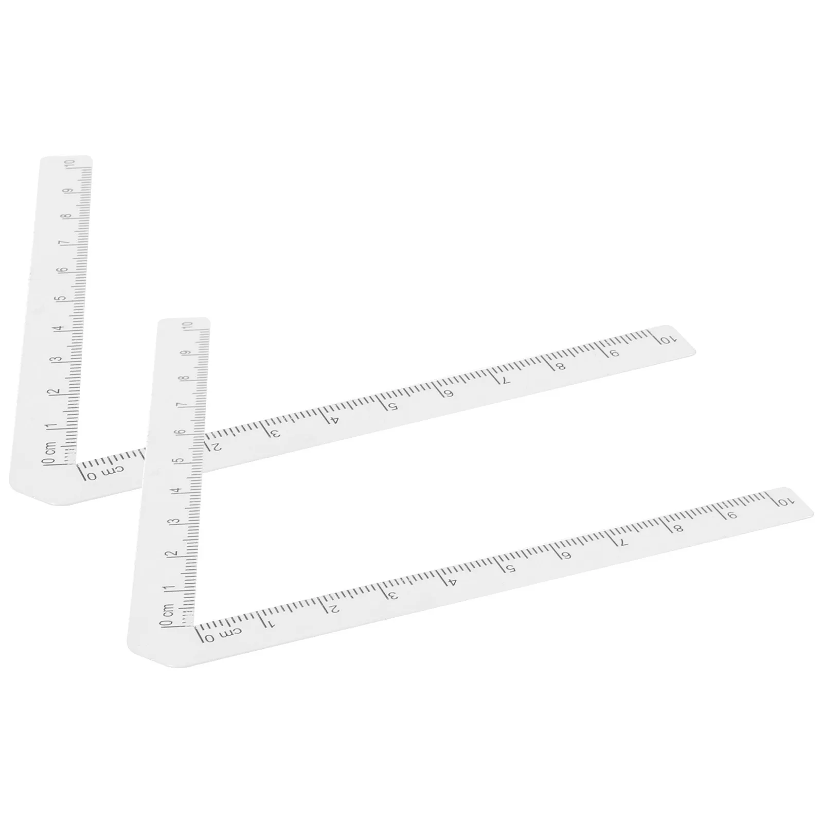 

2Pcs Smooth Burrs-Free PVC Cuju Ball Design Ruler for Hanfu Sewing Locating Measuring Drawing Multi-Use Ruler Tool Set