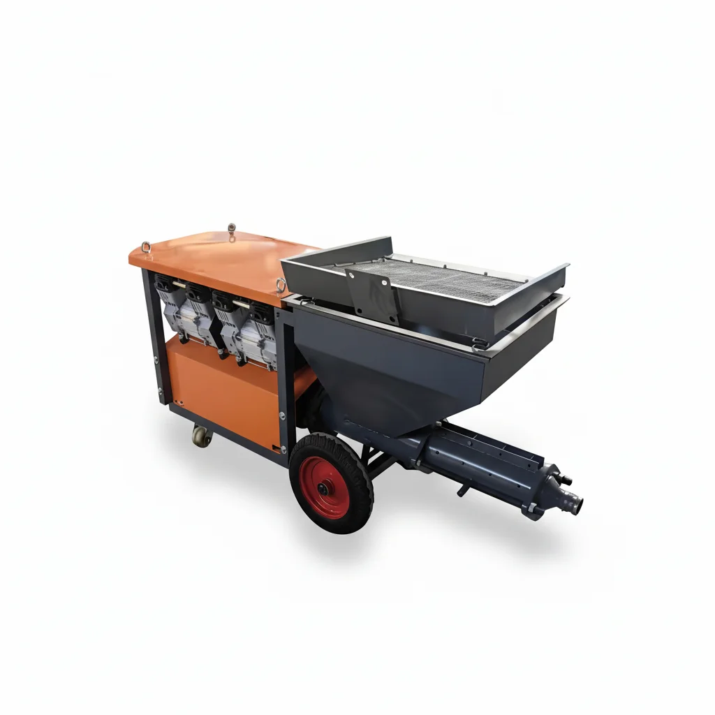 711 Pump Concrete Plastering  Wall Plastering Machine Mortar Spraying Machine 7.5 kW 380V view 2