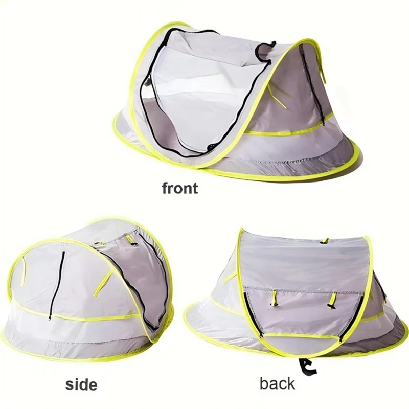 Tente Pop-Up instantanée d'extérieur pour enfants, avec maille respirante, pliable, Protection UV, plage, pique-nique, Camping, moustiquaire, pare-soleil