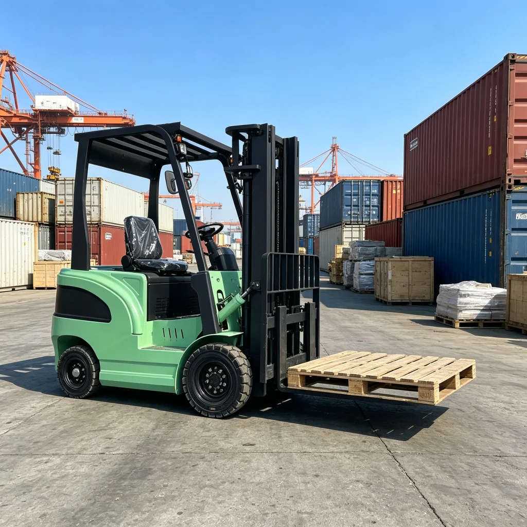 Heavy‑Duty Electric Counterbalance Forklift Customized Load Bearing Lithium Battery Powered For Warehouse Cargo Loading