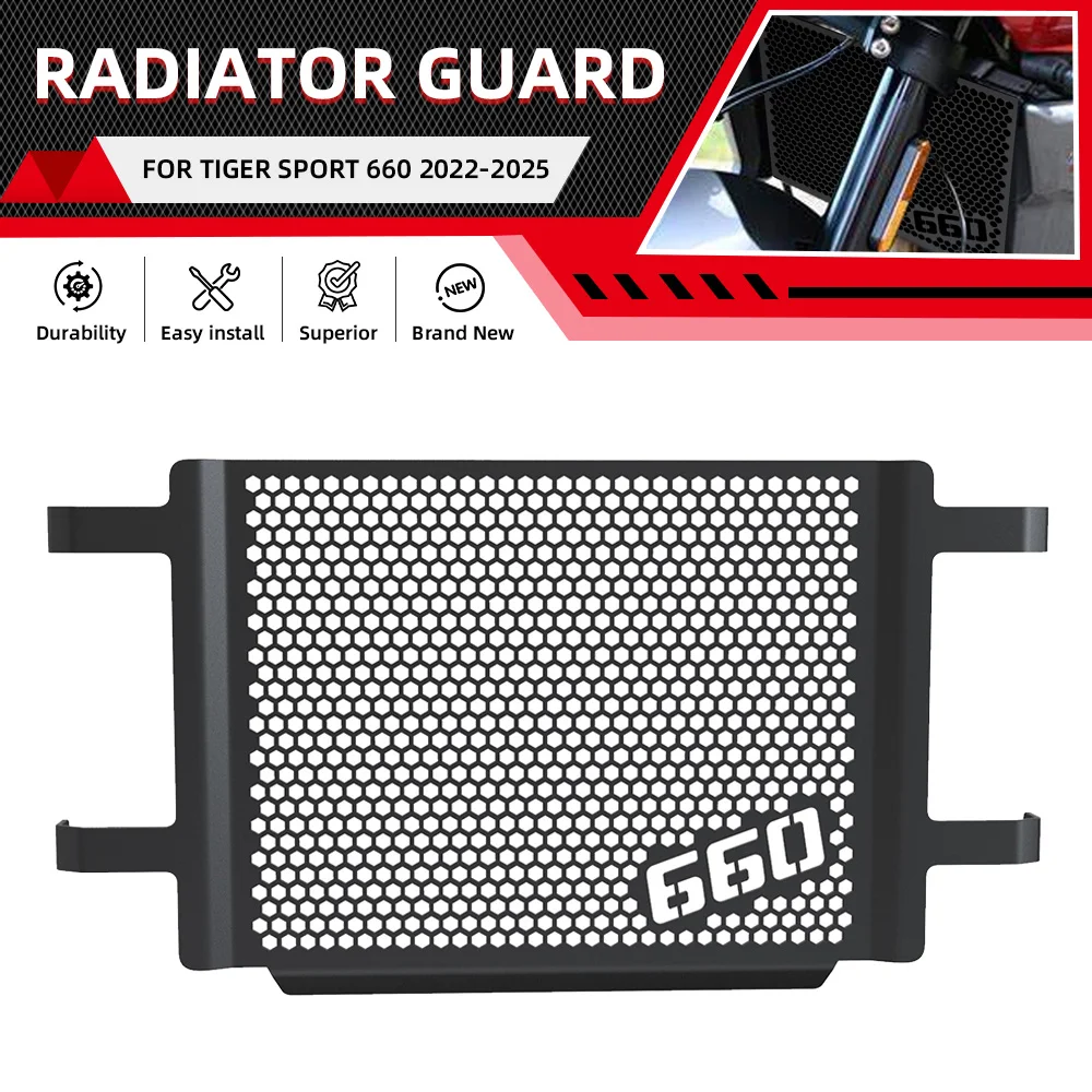 

For Tiger Sport 660 2022-2023-2024-2025 Tiger Sport660 Motocycle Accessories Radiator Protector Cover Guard Grille Protective