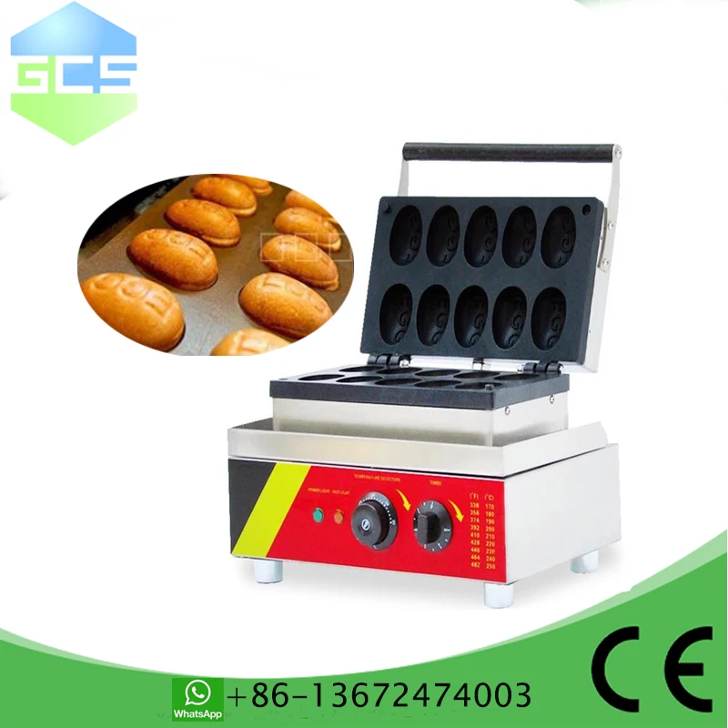 Commercial 10 Pcs Egg Puff Waffle Electric Egg Shapes Waffle Cake Oven 220v/110v Bubble Waffle Makers Machine