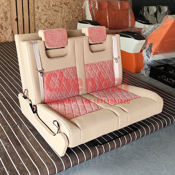 

Customize Sprinter Van RV Aero Durable PU Leather Foldable Seats With Comfortable Design