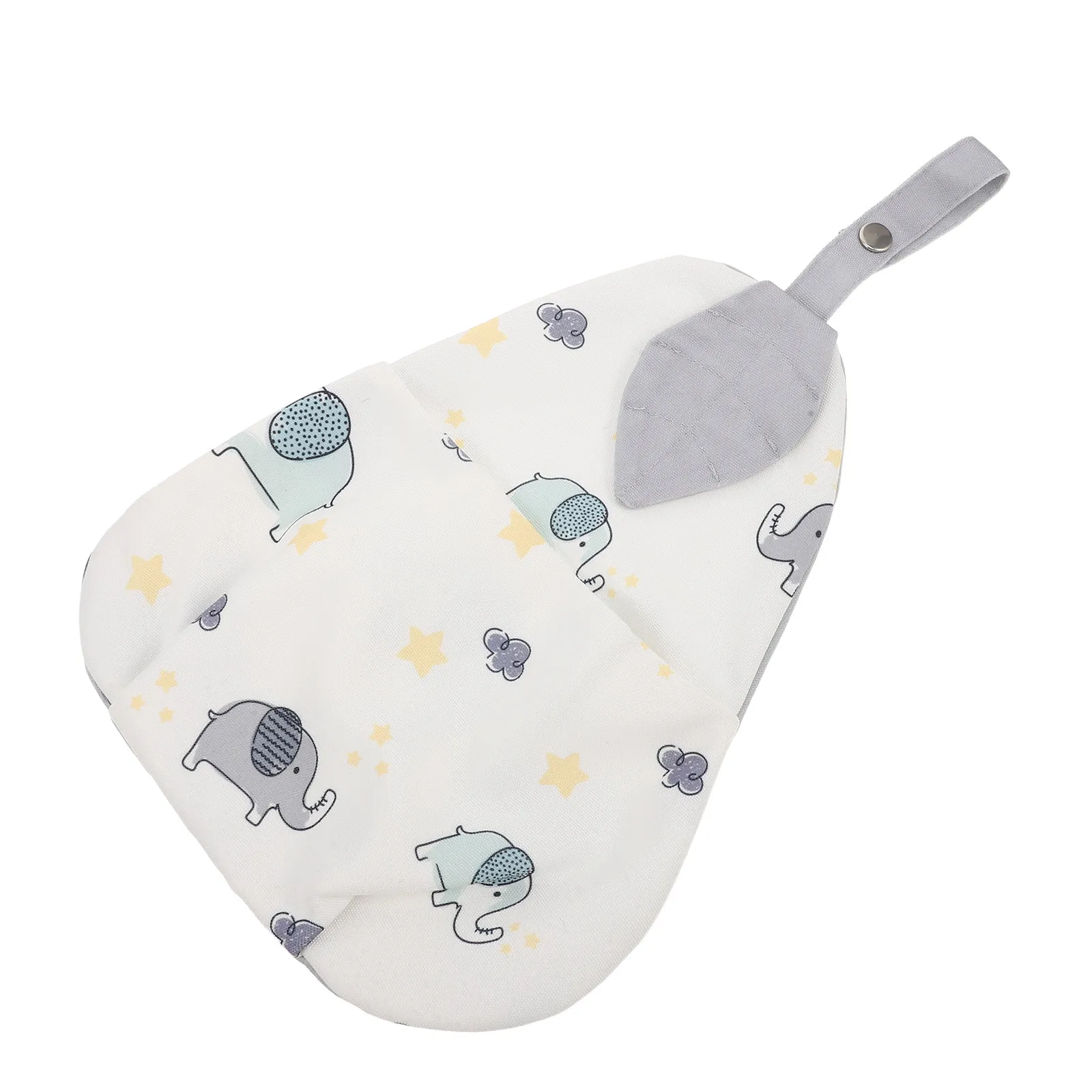 Elephant Crib Baby Bedside Hanging Organizer Storage Bag Folding Diaper Caddy Nursery Hanging Storage Pouch Holder