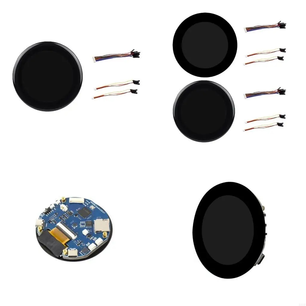 

896F 480x480 Expansion Board RP2350 Programmable Microcontroller Board 2.1inch Round LCD Display Touchable Screen Replacement
