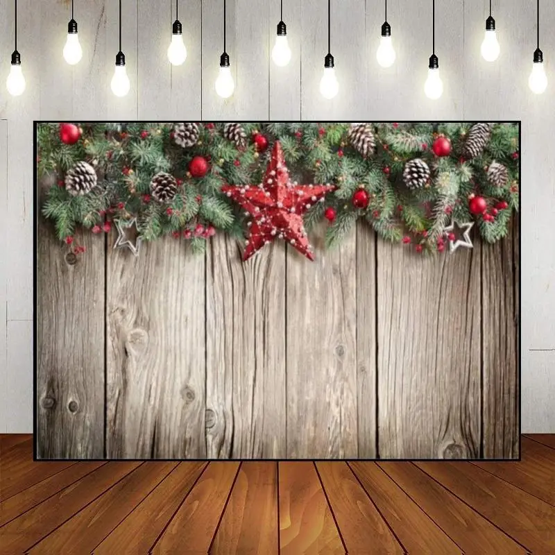 Merry Christmas Fairy Tales Photography Backdrops Banner Background Photo Cartoon Custom Birthday Backdrop Jesus Baby Shower Eve