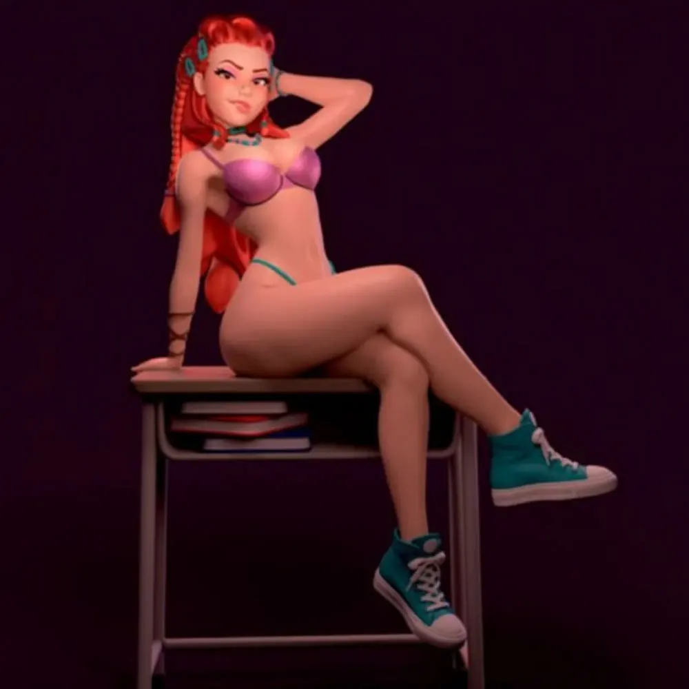 75mm --175mm Sexy Girl Resin Model Kits GK Miniature 3D Printed Gray Model Figurine DIY Doll Model Unassembled And Unpainted