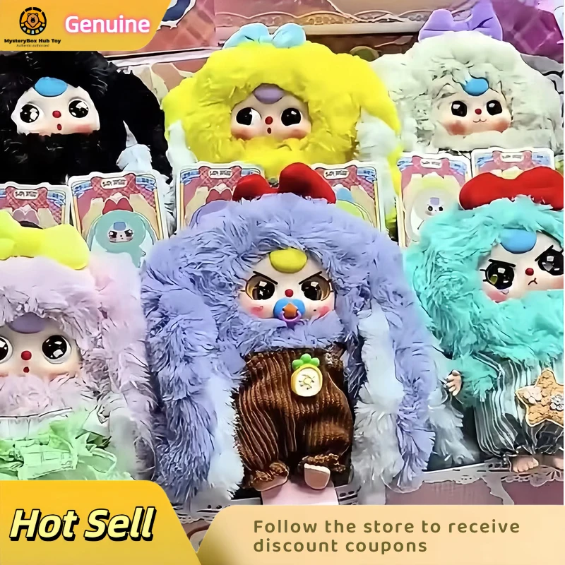 

Authentic Baby Three Little Bunny Second Generation Series Plush Bags and Pendants Birthday Gifts Trendy Toy Blind Boxes