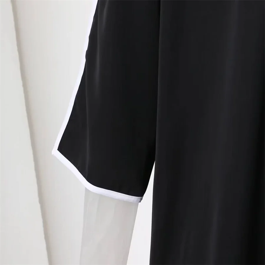 Мусульманские мужчины Джубба Тобес Арабский Дубай Кафтан Абая Халаты с коротким рукавом Исламская одежда Саудовская Аравия Вышитое летнее длинное платье