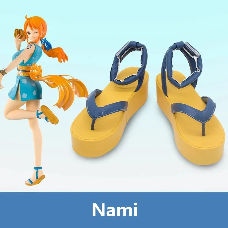 

JP Anime ONEPIECE Nami Косплей Костюм Обувь Сандалии ручной работы