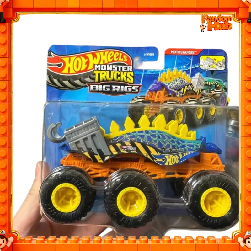 

2026 Genuine Hot Wheels Alloy Die-Cast Car Model Glow In The Dark 6-Wheel Monster Truck Championship Cup Car Model Toy Gift
