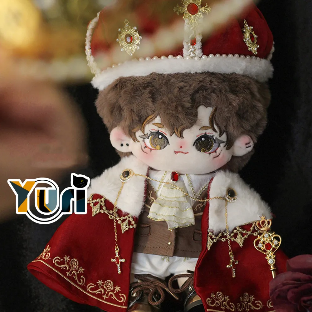 Yuri Kpop Court King Cloak Crown For 20cm Doll Toy Clothes Outfit Cute Props Cosplay C CP Pre-sale