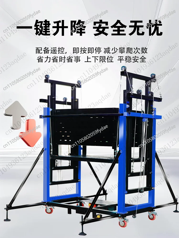 Electric scaffolding elevator Mobile folding elevator Indoor and outdoor decoration