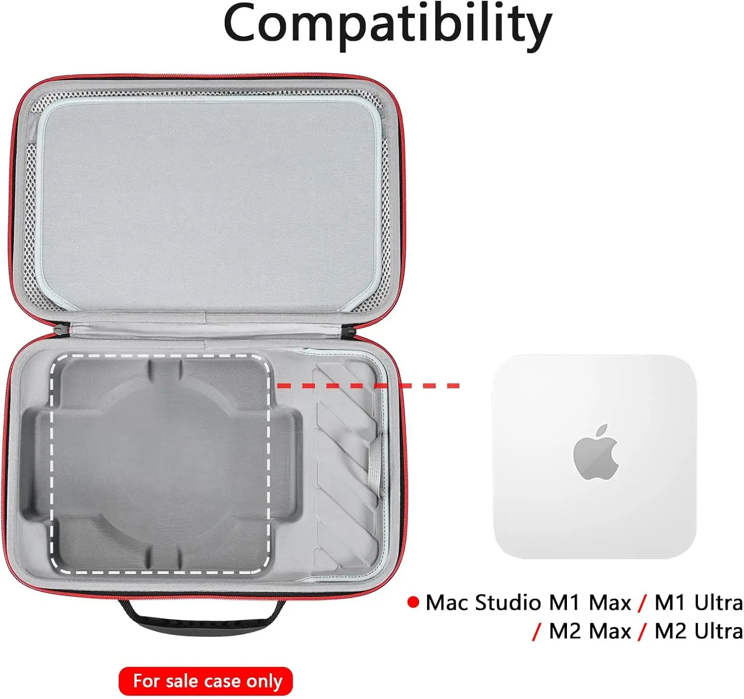 Custodia rigida RLSOCO per Apple Mac Studio M4/M3/M2/M1 (Max/Ultra)