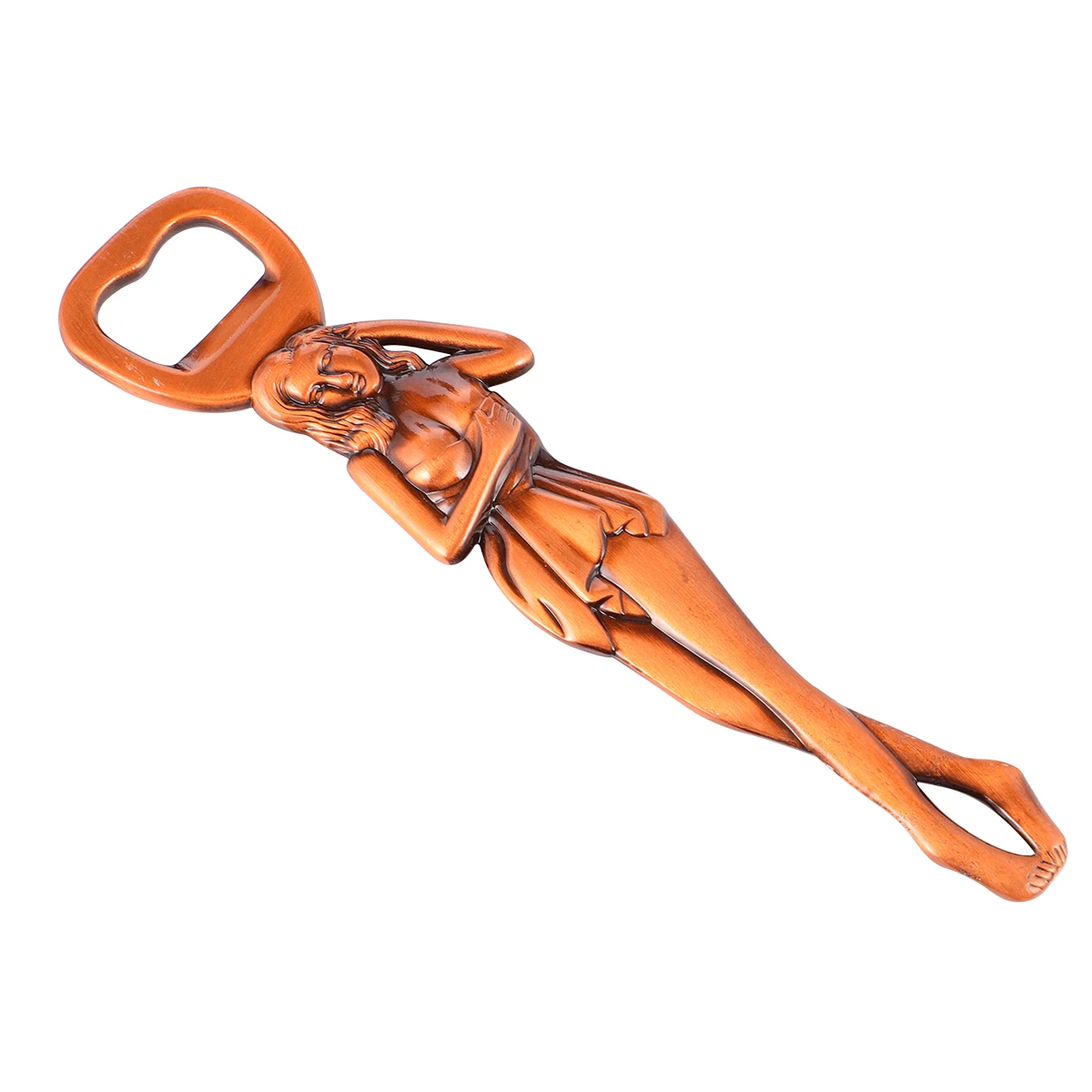 

Zinc Alloy Bottle Opener Creative Lady Shape Strong Useful for Home Camping Beer Opener Metal Lid Remover