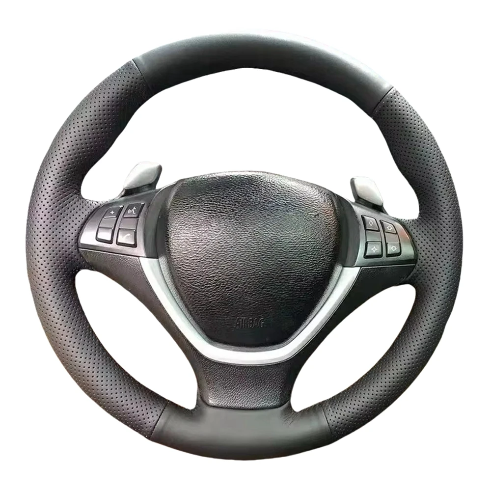 

Искусственная кожа из микрофибры для BMW X5 E70 2006-2013 X6 E71 2008-2014 E72 2009 рулевое колесо