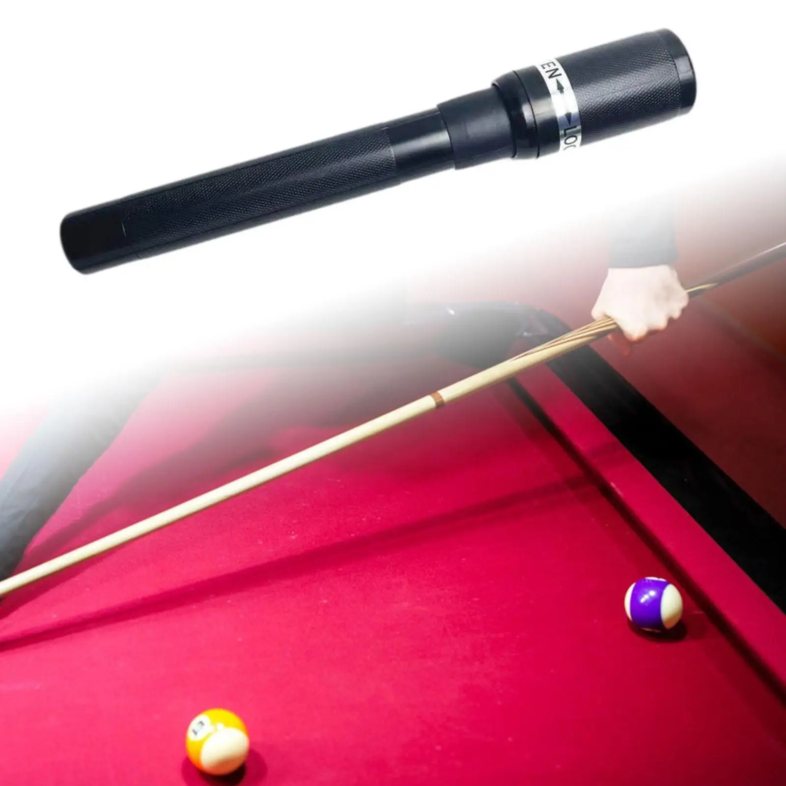 

Pool Cue Lengthener Snooker Cue Extension End Lengthener Replacement Pool Sticks Lengthener for 9 Balls Athlete Professional