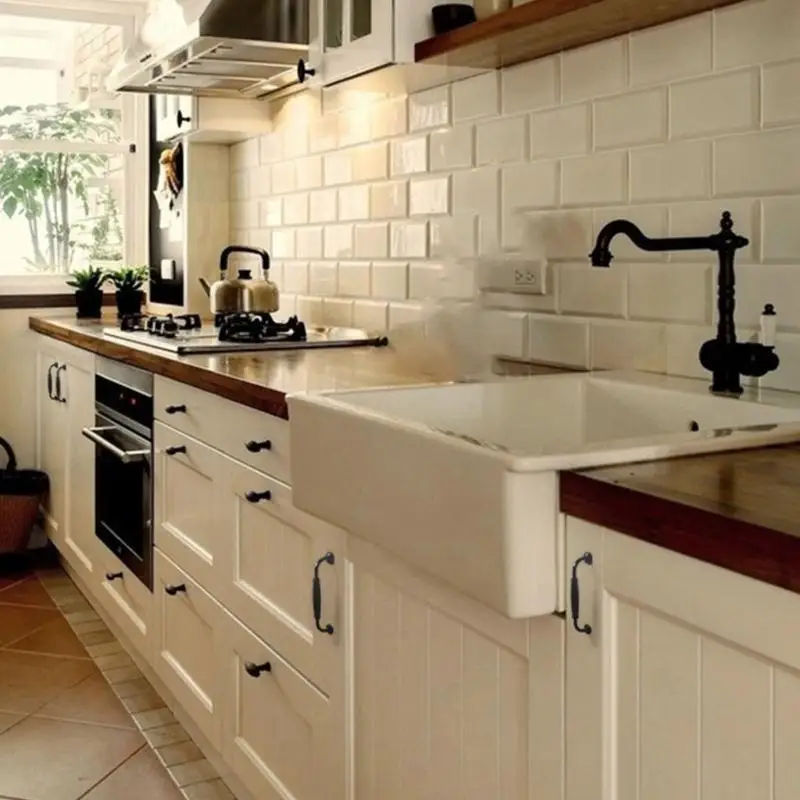 

652F European Styles Black Drawer Pulls Smooth Grip Aluminum Cabinet Handle For Furniture Door Drawers Simple Mounting