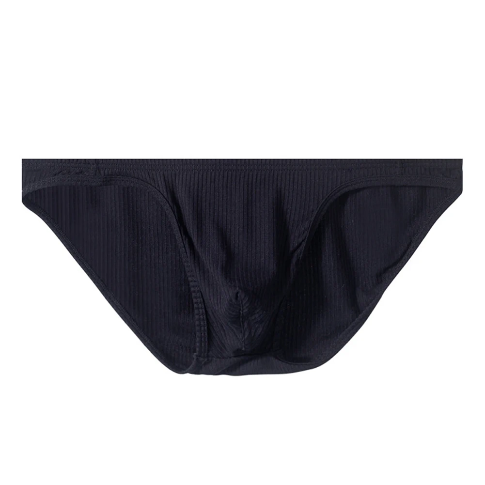 

Low Waist Brief Breathable Men\\'s Low Waist Thongs Underpants Panties Undies Cotton Briefs in Black/Yellow/Blue