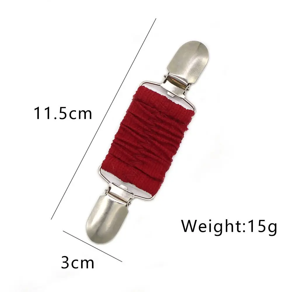 to Tighten Dress Fit Dress Cinch Clips Red Color Fashion Accessories Cardigan Collar Clips Multifunctional Clip Stretchable
