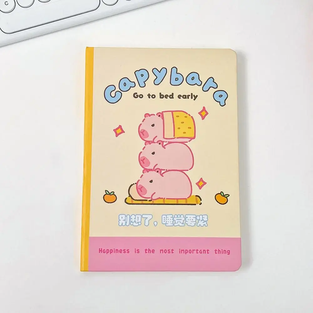 Creative Capybara Notebook A5 96 Sheet Cute Capybara Memo Pad Thickened Inner Pages Capybara Printed Cartoon Memo Note Pads