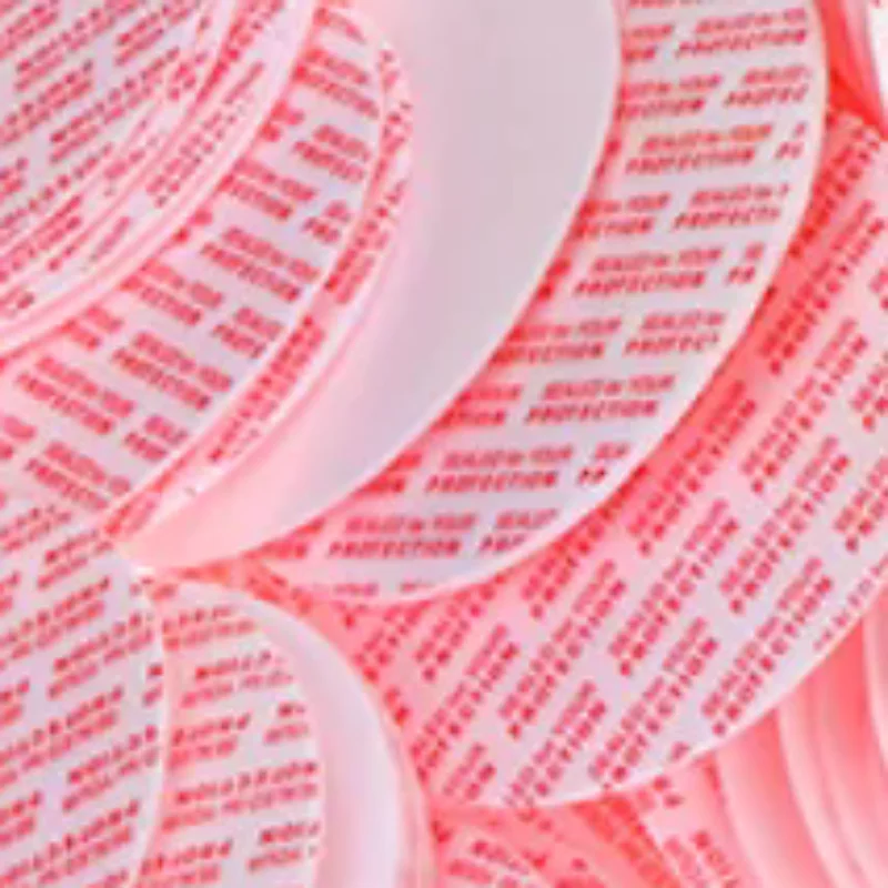 

100Pcs Pressure Sensitive Cap Liners Self Adhesive Leakproof Tamper Seals for Plastic and Glass Bottles