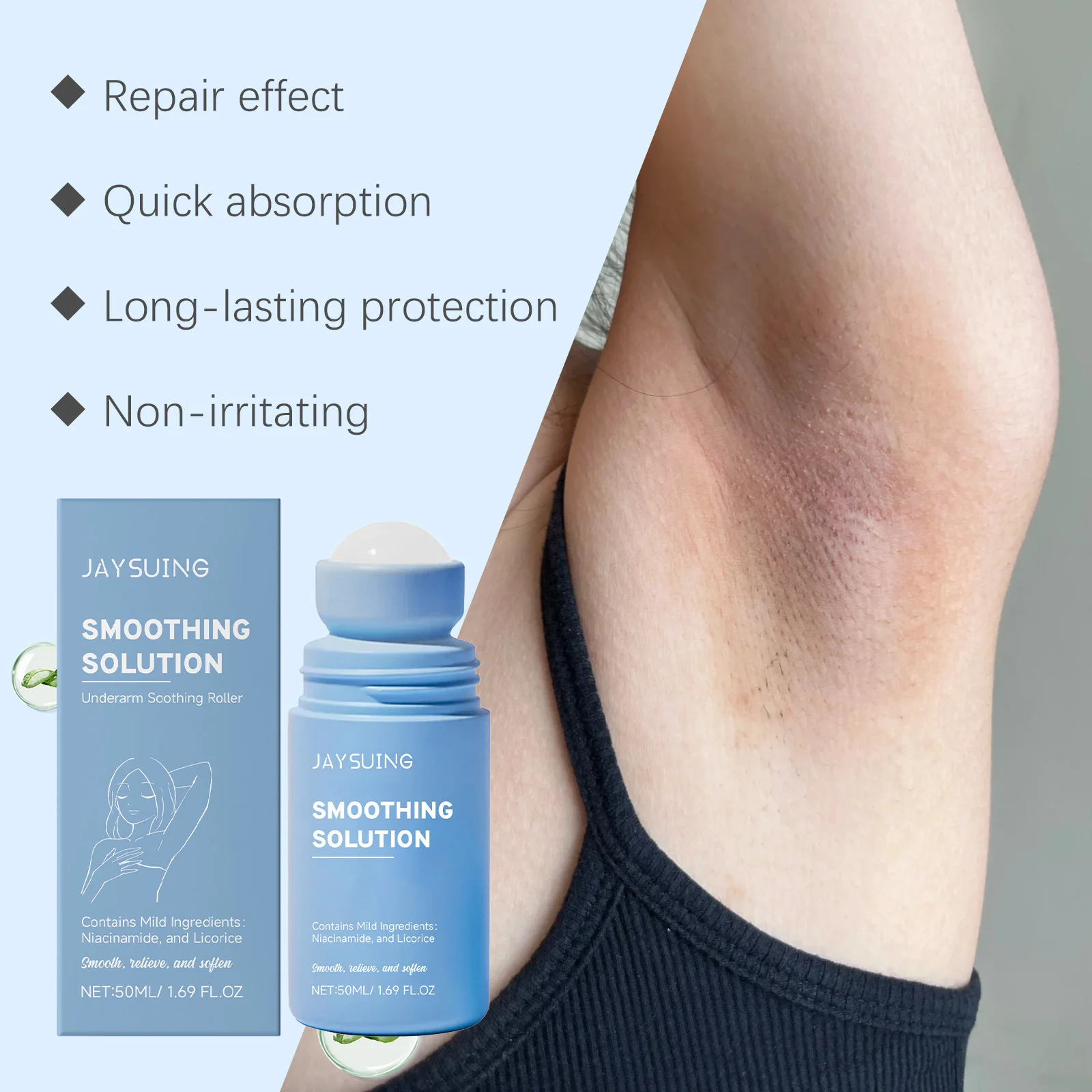Soothing Essence Hairy Ball Care Oil Moisturizing Gentle Repair Refreshing Skin Hair Removal Care Stick for Smooth Skin