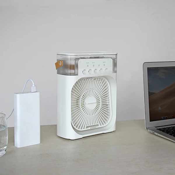 portable cold dc air water cooler home rechargeable air conditioner water mist air cooler aroma fragrance