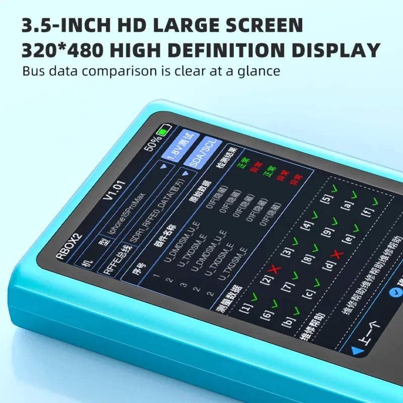 Analisador de ônibus JCID RBOX2 com diagnóstico inteligente de desenho JC