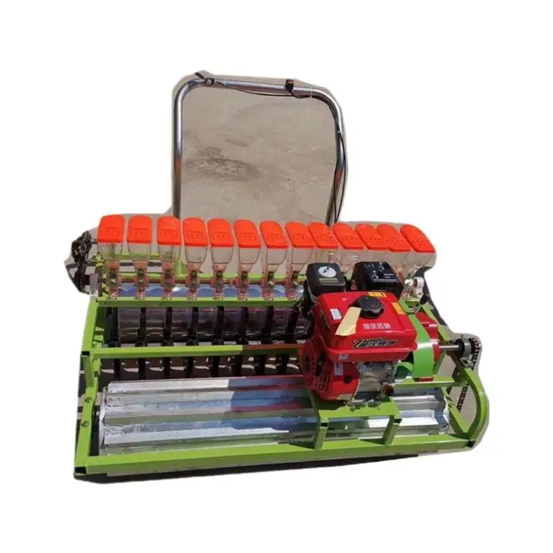 6 Row Adjustable Engine Multi Function Vegetable Seeder for Carrot Cabbage Onion Garlic