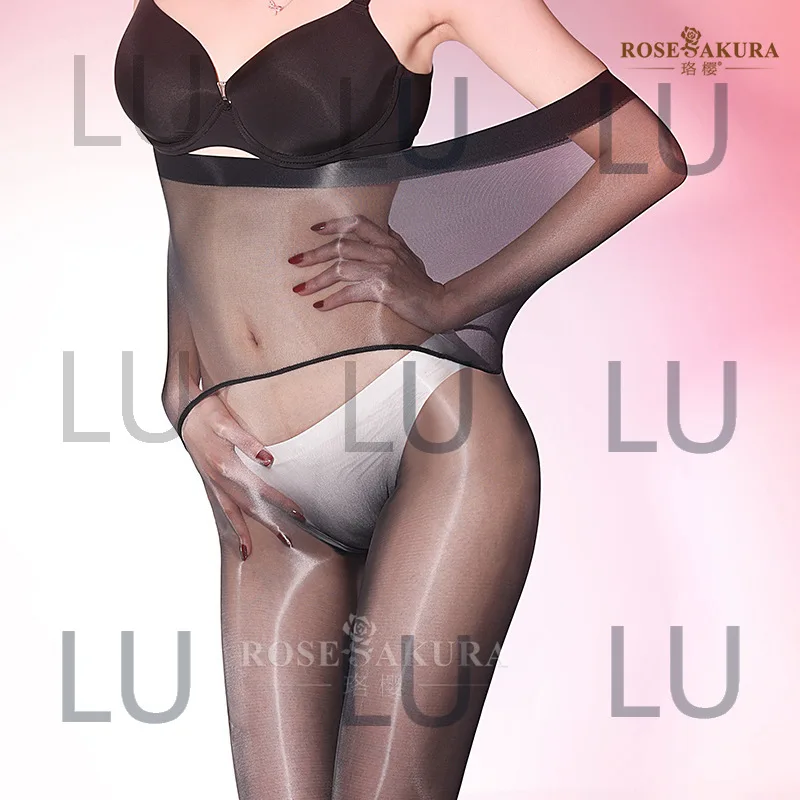 

2025 new Jupiter series horse oil high waist seamless large size stockings women's sexy shiny silky high-density pantyhose 8416