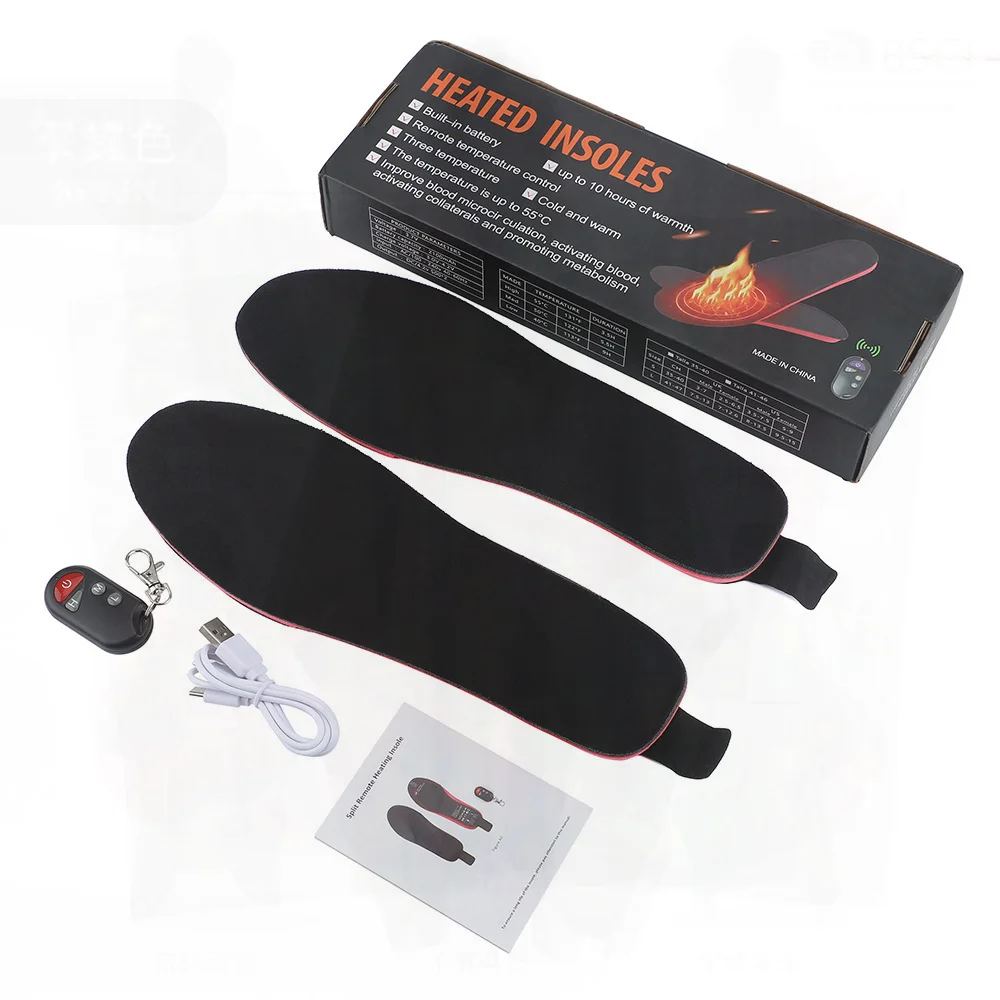 

Интеллектуальный контроль температуры, USB стелька с электрическим подогревом, перезаряжаемая, моющаяся, регулируемая, мужские и женские подушечки для ног