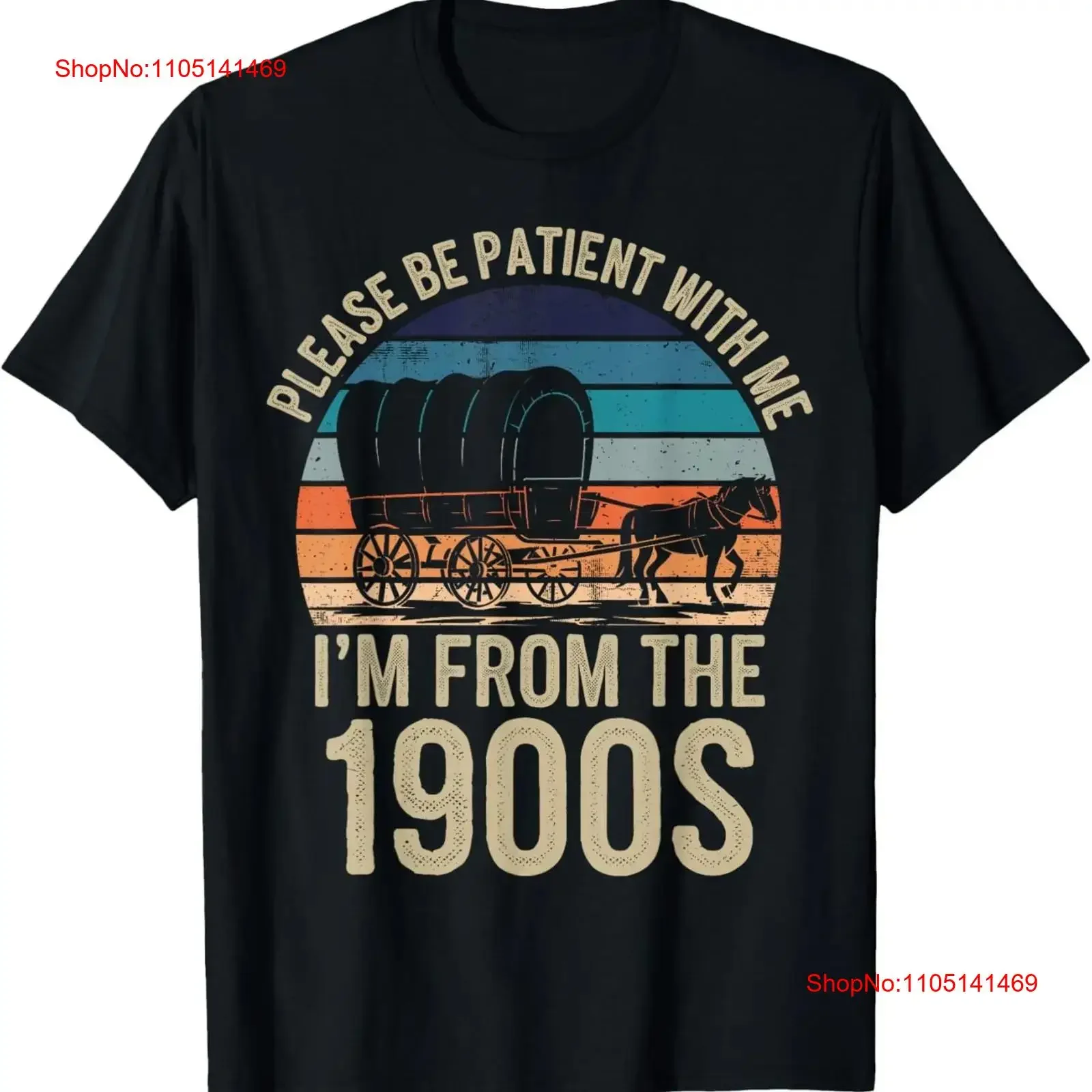 

Пожалуйста, будьте терпели со мной, я от 1900 года, забавная футболка, винтажная, дышащая, универсальная, мягкая, мужская