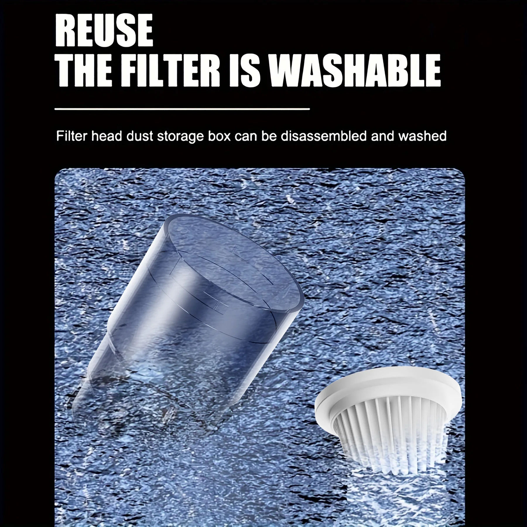 ハンドヘルドコードレス掃除機 TypeC 充電式 車用 家庭用 ペットの毛用 - 軽量 ヘアブラシ付き 延長チューブ付き コンパクト デイリークリーナー