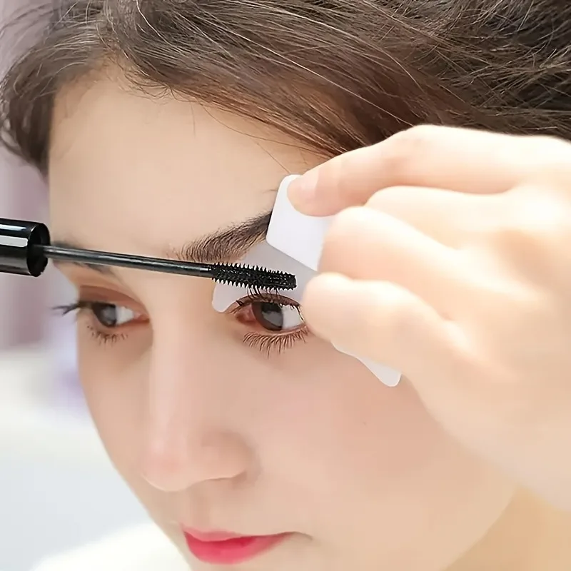 Picture 7: Multi-functional Silicone Eye Makeup Stencil for Drawing Eyeliner Eyelash Eyeshadow Makeup Aid Tools Crescent Shaped Baffle
