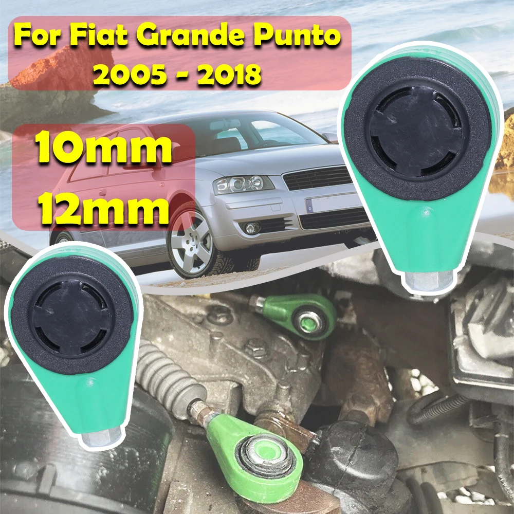 For Fiat Grande Punto 05-18 Gearbox Shift Cable Linkage Pivoted Bushing Repair Kit Shifter Lever Selector Connect Both End parts