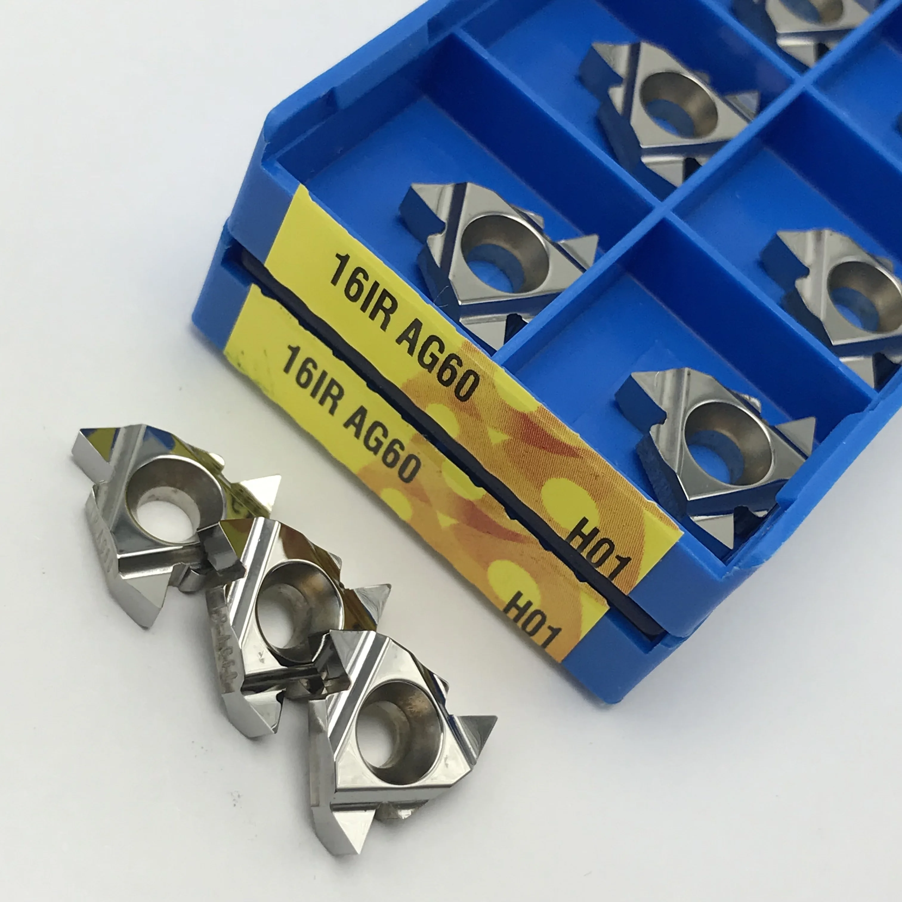 16er ag60 16ir ag60 inserções de carboneto de rosca externa de alumínio inserção de torneamento ferramenta de torno cnc ferramenta de rosca inserção de giro