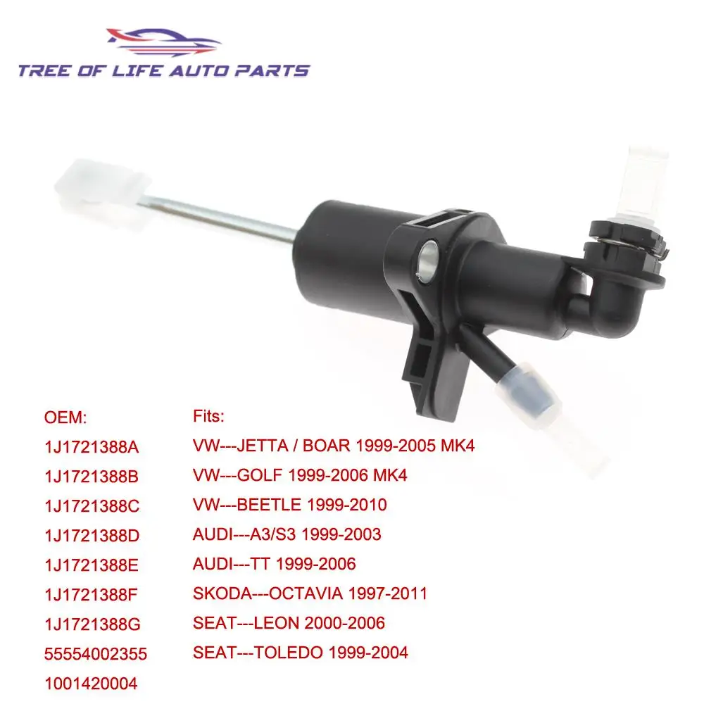 For VW Jetta Bora Golf MK4 Beetle Audi A3 TT Seat Leon Toledo Clutch Master Cylinder 1J1721388A 1J1721388D 1J1721388G 1J1721388F