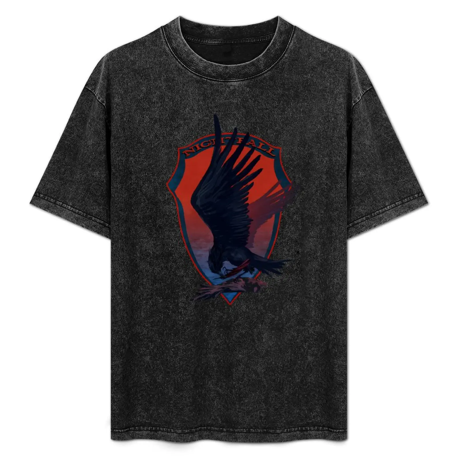 

Raven Nightfall Armored Core AC ACVI Emblem Sticker T-Shirt summer tops shirts graphic designer t shirt men