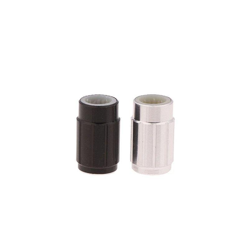 1PCS Interphone Knob Aluminum Alloy Black Silver Audio Intercom Knob D-axis/flower Axis Potentiometer Encoder Cap