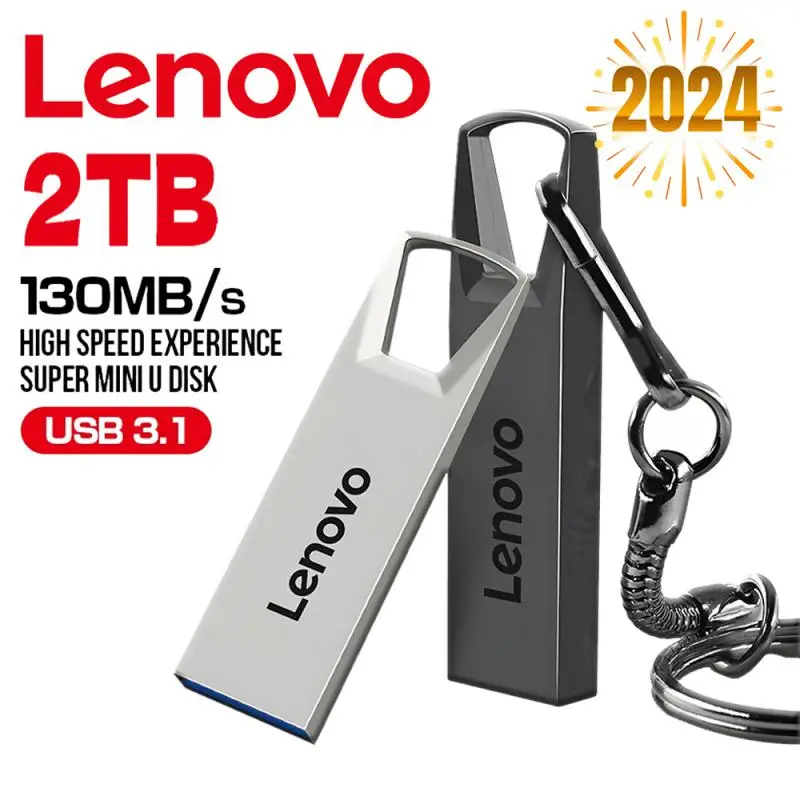 Lenovo 2TB Usb 3.0 Flash Drives High Speed Metal Pendrive 1TB 512GB Portable Usb Drive Waterproof 128GB Memoria Usb Flash Disk