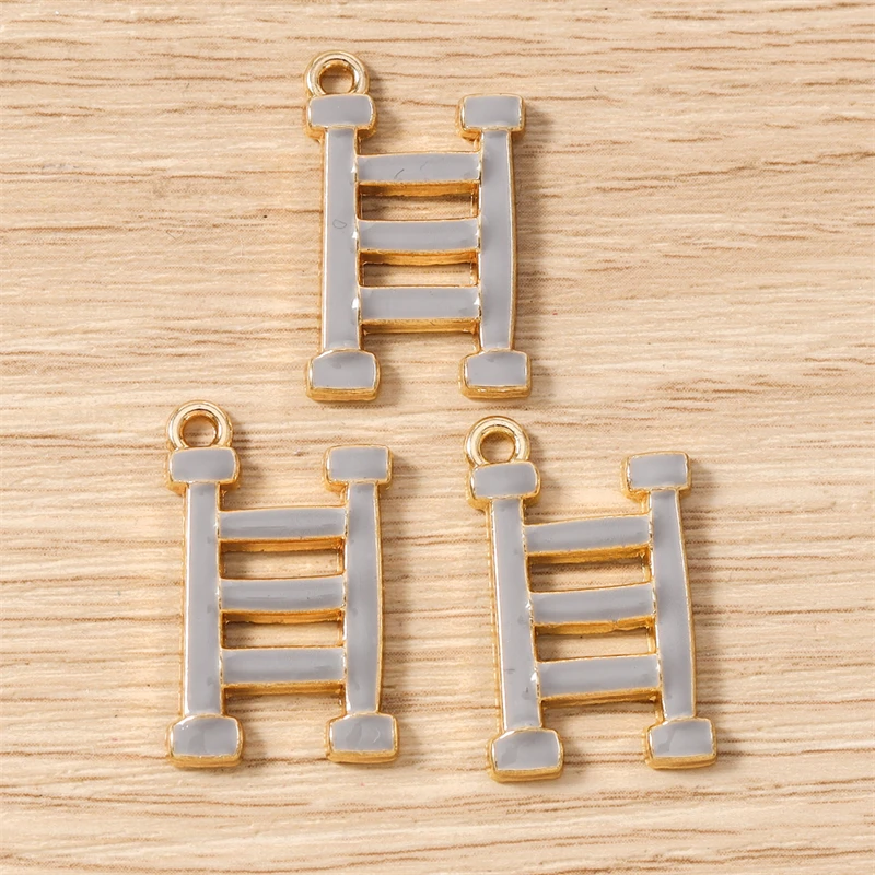10 Stück Mix Emaille Feuer Thema Feuerwehr Werkzeuge Charms Anhänger für Schmuckherstellung Tropfen Ohrringe Halsketten DIY Handwerk Zubehör – Detail 19