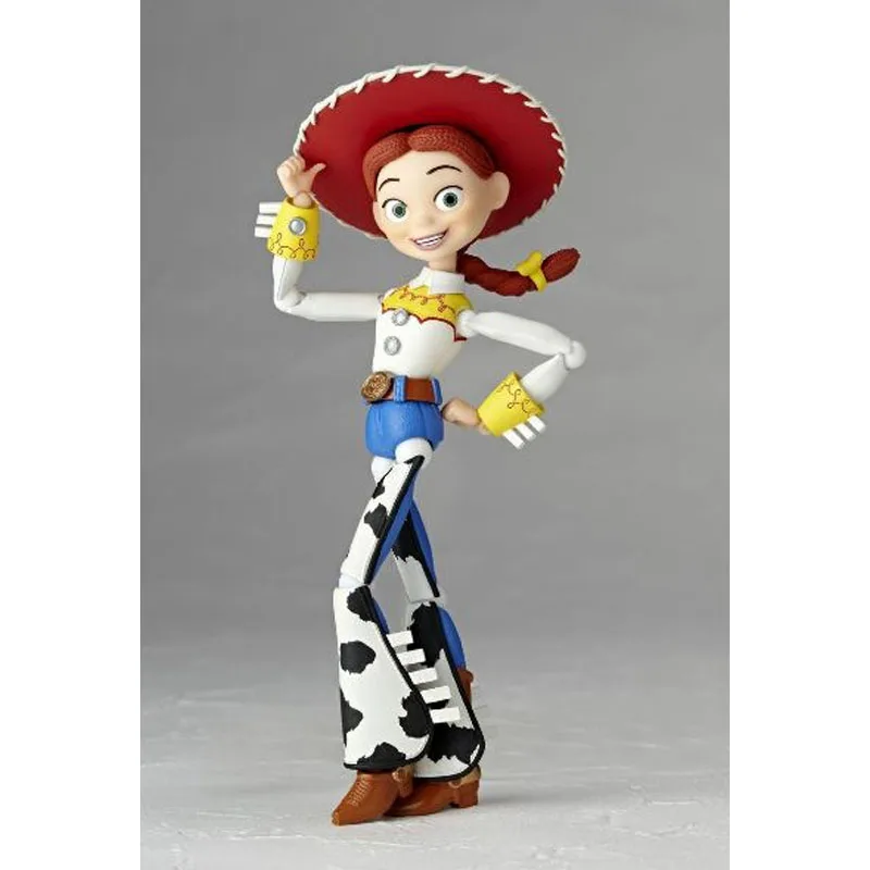 KAIYODO Original REVOLTECH Jessie 145mm Anime figura de acción modelo de ensamblaje juguetes modelo regalos para niños